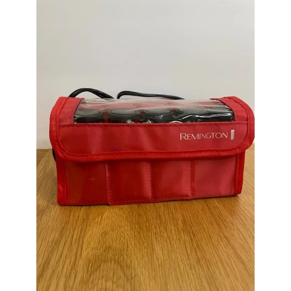 Remington Hot Rollers Women OS Red Good Ionic Travel Hair Curler Set 10 Rollers